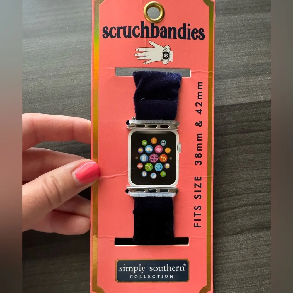 Simply Southern Blue Smartwatch Scrunchie Band